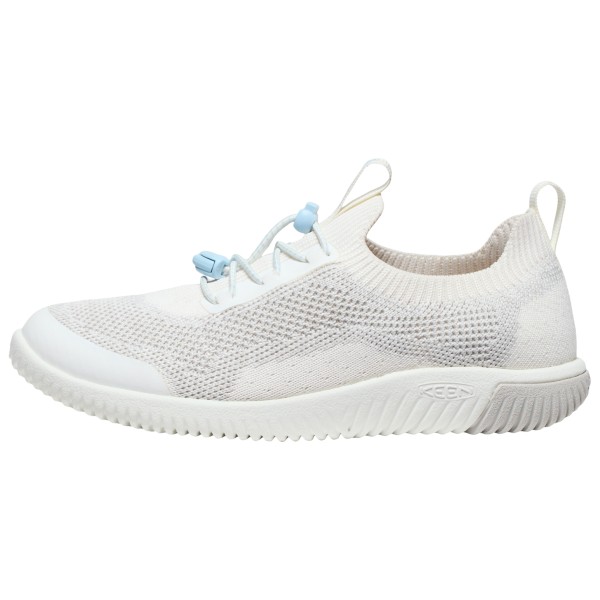 Image of Keen - Youth"s KNX Knit Lace - Barfussschuhe Gr 32/33 weiß/ skyway'