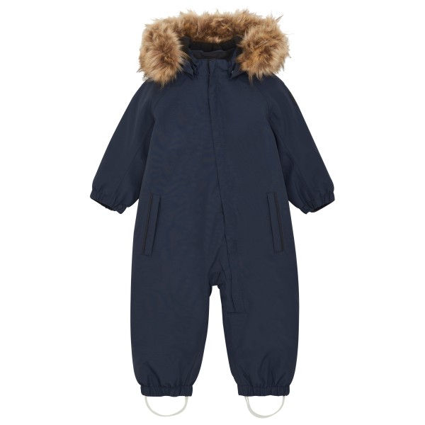 Image of Color Kids - Baby"s Coverall with fake Fur - Overall Gr 104 blau'