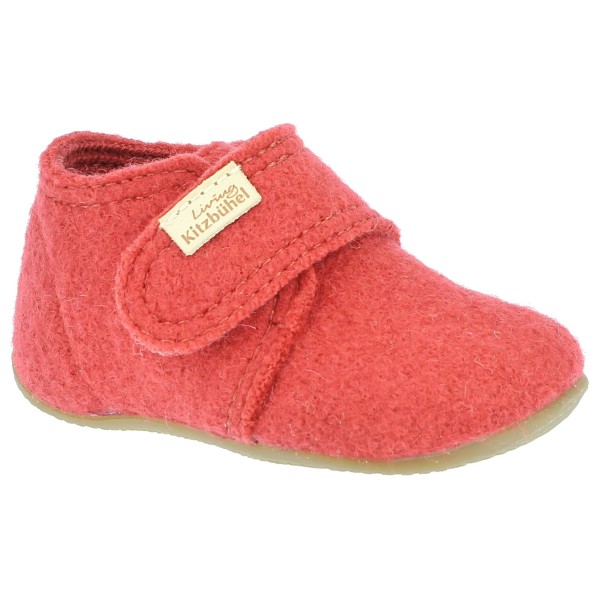 Image of Living Kitzbühel - Baby"s Klettschuh Unifarben - Hüttenschuhe Gr 24 rot'