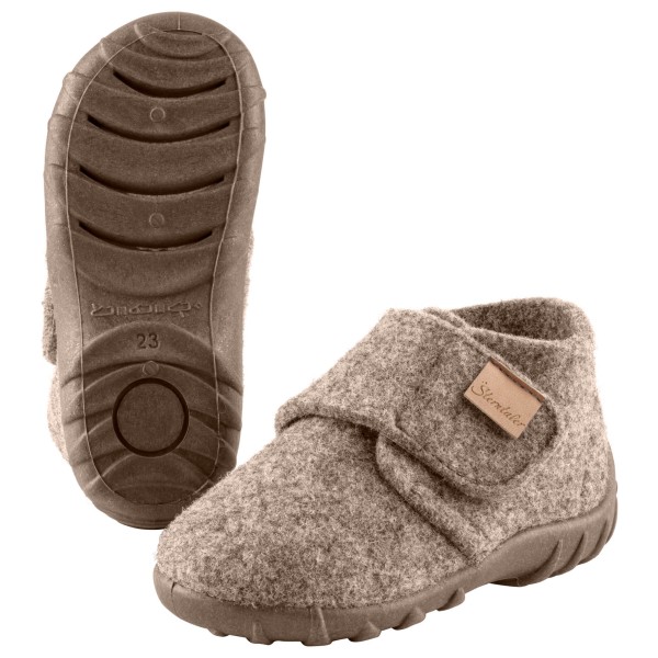 Image of Sterntaler - Kid"s Hausschuh Uni - Hüttenschuhe Gr 21 braun'