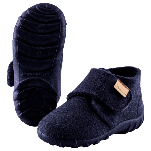 Image of Sterntaler - Kid"s Hausschuh Uni - Hüttenschuhe Gr 21 blau/schwarz'