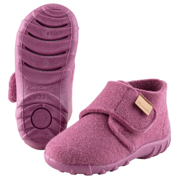 Image of Sterntaler - Kid"s Hausschuh Uni - Hüttenschuhe Gr 20;21;22;23;24;25;26 blau/schwarz;braun;grau;lila'