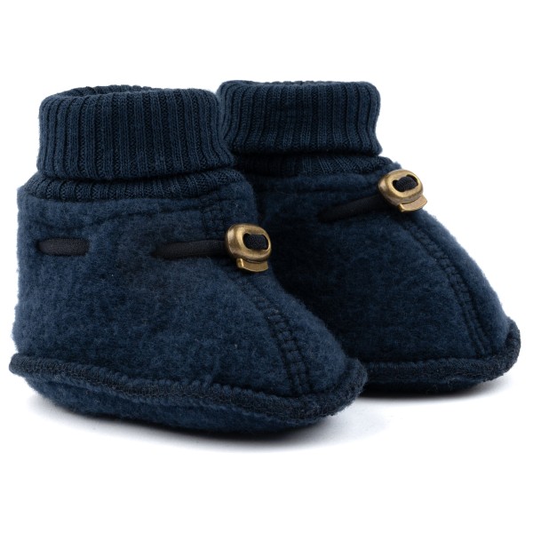 Image of Mikk-Line - Kid"s Wool Footies - Hüttenschuhe Gr 62/68 blau'