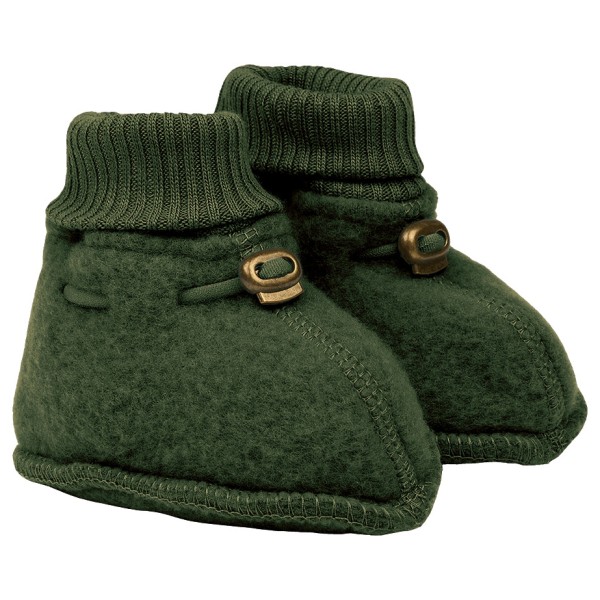 Mikk-Line Kid’s Wool Footies Pantoffels Groen