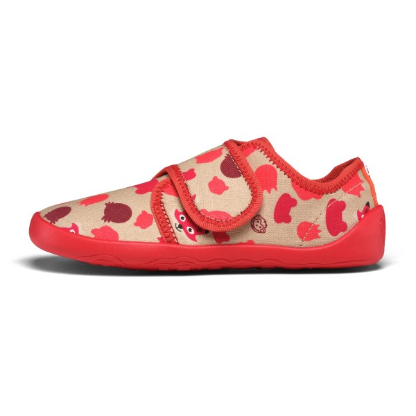 Affenzahn Kid’s Pantoffel Katoen Movy Pantoffels Rood