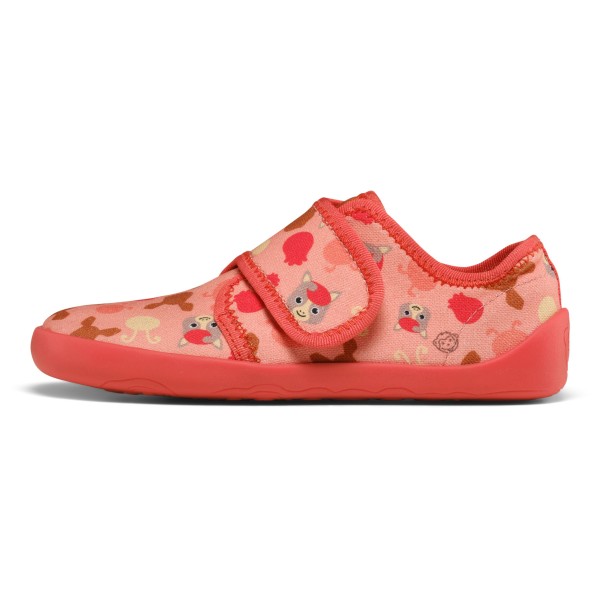 Affenzahn - Kid's Hausschuh Baumwolle Movy - Hüttenschuhe Gr 32 rot