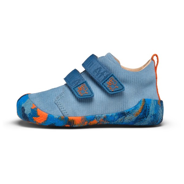 Affenzahn Lauflerner Leder Walky Barfußschuhe Kinder (Größe 25 |blau)