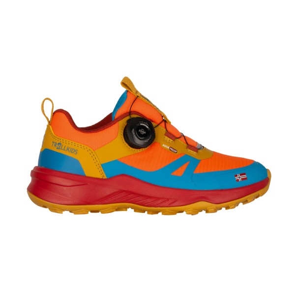Trollkids Trollfjord Hiker Low XT Multisportschuhe Kinder (Gr 30 |bunt |wasserdicht)