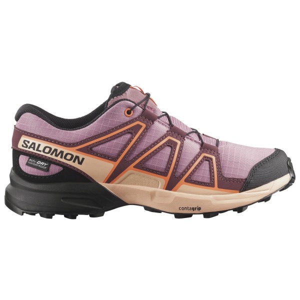 Salomon Kid’s Speedcross Waterproof Trailrunningschoenen Bruin