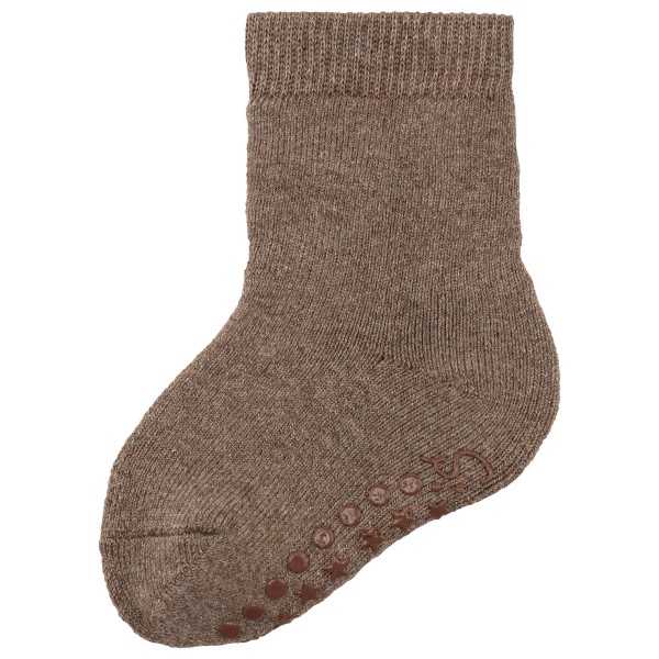 Sterntaler Kid’s ABS Woll-Socken Uni Pantoffels Bruin