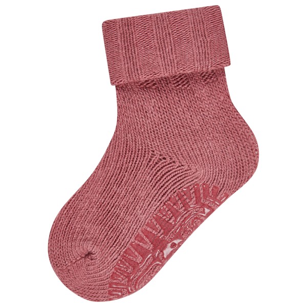 Sterntaler Fliesen Flitzer Wolle Hüttenschuhe Kinder (Größe 33/34 |rot/rosa)