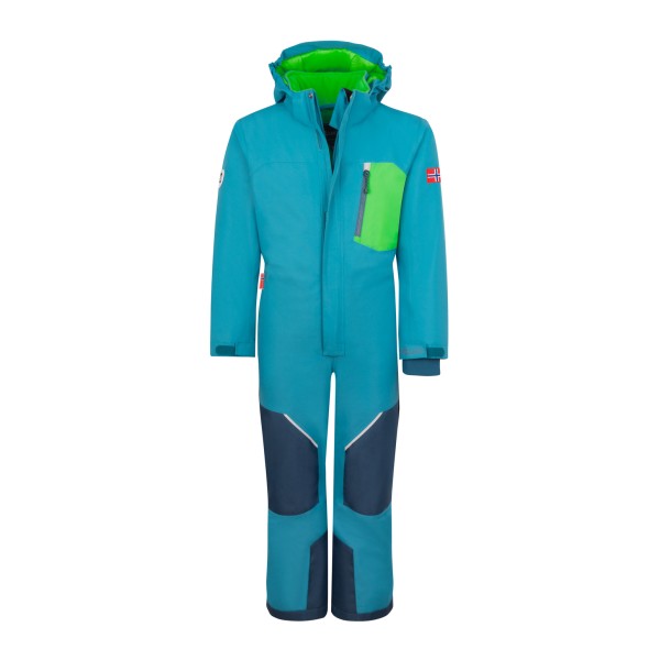 Trollkids Kid’s Isfjord Snowsuit XT Overall turkoois Turquoise