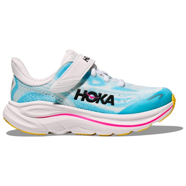 HOKA Clifton 10 Little Runningschuhe Kinder Roadrunning (Gr 32 2/3 |frost /blau)