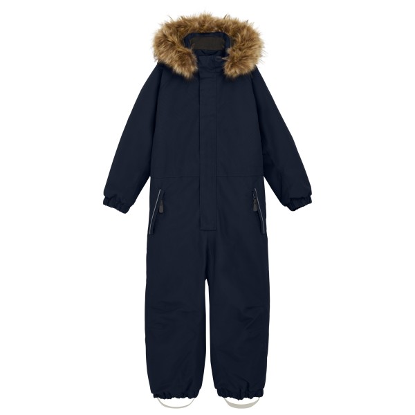 Color Kids - Kid's Coverall with Fake Fur - Overall Gr 104 blau