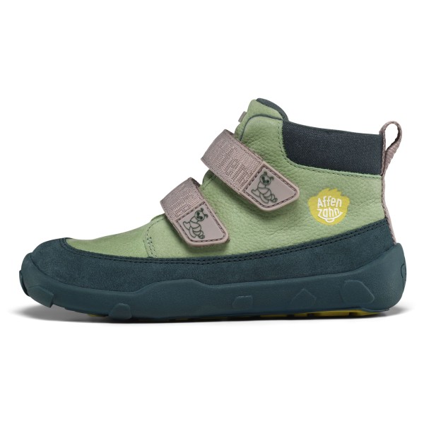 Affenzahn Kid’s Übergangsschuh Leder Friendy Barefootschoenen Blauw