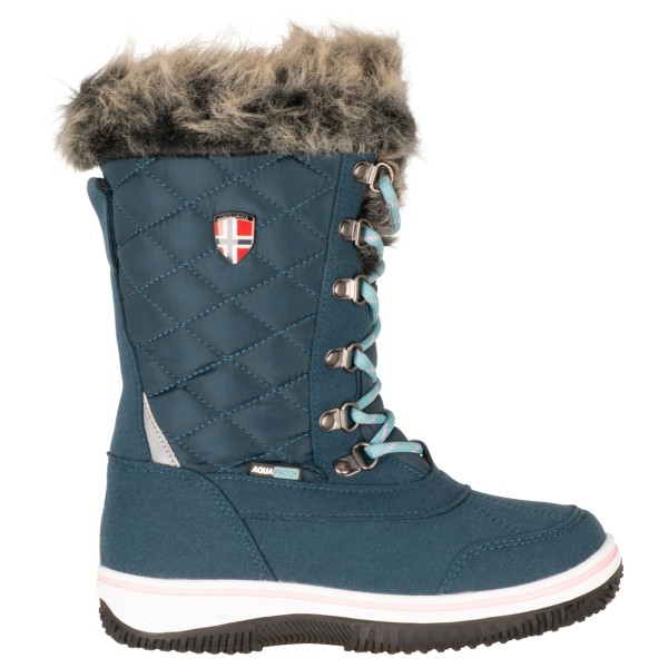 Trollkids Holmenkollen Snow Boots XT Winterschuhe Kids (Gr 34 |blau |wasserdicht)