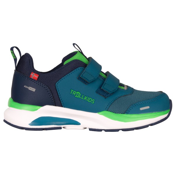 Trollkids - Kid's Flekkefjord Hiker - Freizeitschuhe Gr 25 blau/grün