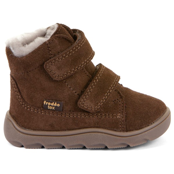 froddo Kid's Zeru Tex Furry Barefoot - Winterschoenen, bruin