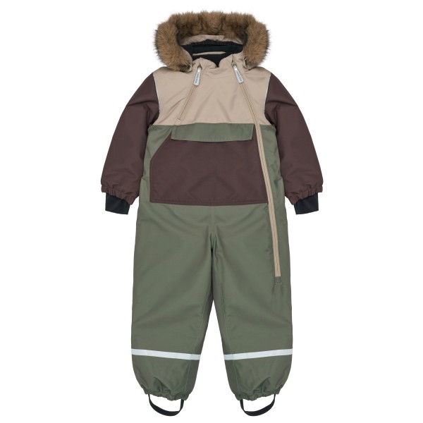 Mikk-Line Kid’s Anorak Snowsuit Overall Olijfgroen