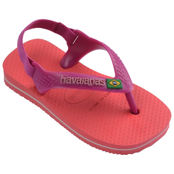 Havaianas - Baby Kid's Brasil Logo - Sandalen Brazil 17/18 rot