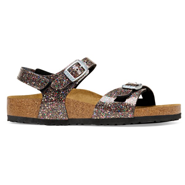 Birkenstock Rio AS Birko-Flor Cosmic Sparkle Sandalen Kinder (Gr 30 - Narrow |braun)