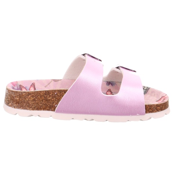 Superfit Fussbettpantoffel Vegan Sandalen Kinder (Gr 37 |rosa)