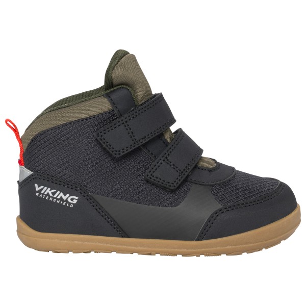 Viking – Kid’s Aspen Barefoot Mid WP 2V – Barefootschoenen maat 28, Grijs