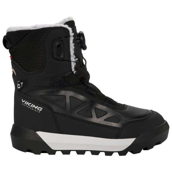 Viking Kid’s Constrictor Warm SC WP Boa Winterschoenen Zwart