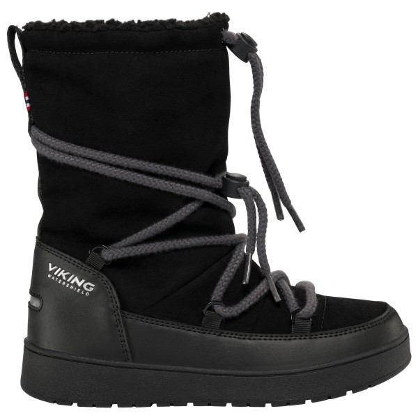 Viking Kid’s Snowcord Tall Warm WP Winterschoenen Zwart