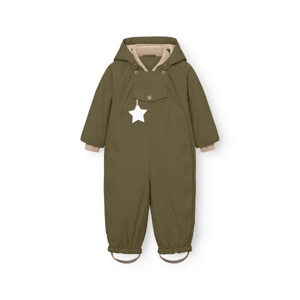 Mini A Ture Kid’s Matwisti Overall Olijfgroen
