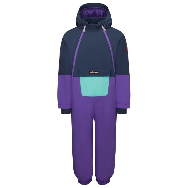 Trollkids Kid’s Narvik Snowsuit Overall purper Blauw