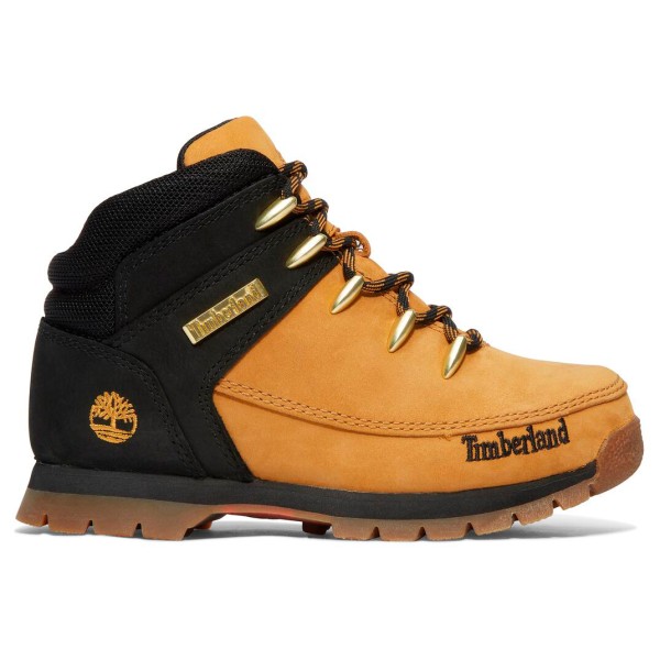 Timberland Kid’s Euro Sprint Mid Lace Up Boot Sneakers Zwart