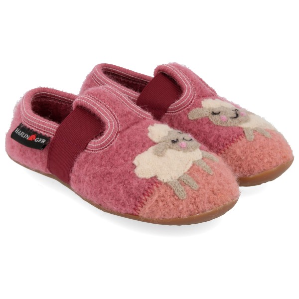 Haflinger Kid’s Everest Schnucki Pantoffels Roze