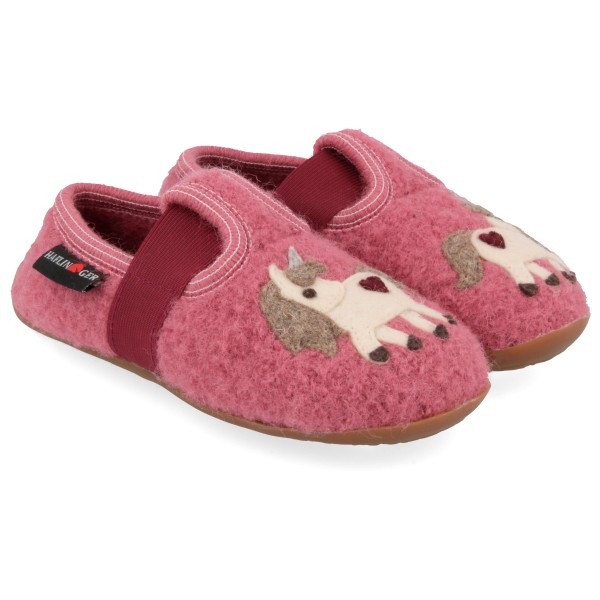 Haflinger Kid’s Everest Unicorn Pantoffels Roze