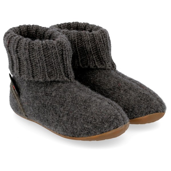 Haflinger Kid’s Karlo Pantoffels Grijs