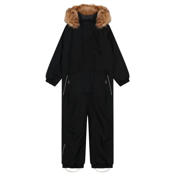 Color Kids Kid’s Coverall with Fake Fur 742845 Overall Zwart