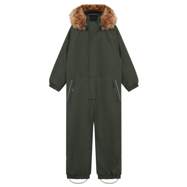 Color Kids Kid’s Coverall with Fake Fur 742845 Overall Grijs