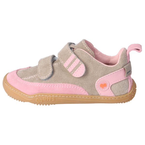 qnuffs Ahorn Leather Barfußschuhe Kids (Gr 30 |beige/rosa)