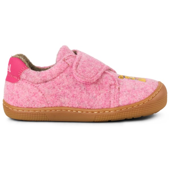 Koel Kid’s Dan Print Felt Barefootschoenen Roze