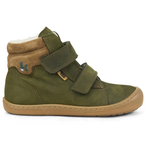 Koel Kid’s Dean 3.0 WP Wool Barefootschoenen Olijfgroen