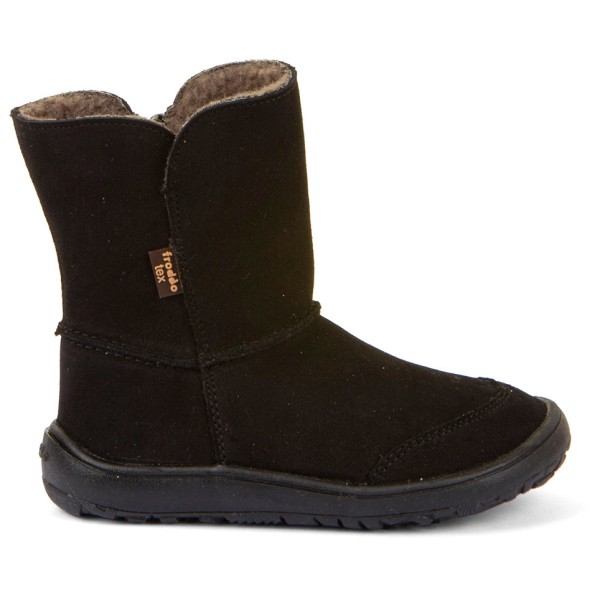 Froddo Kid’s Barefoot Tex Suede Winterschoenen Zwart