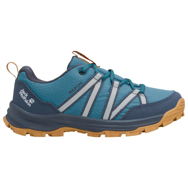 Jack Wolfskin Kid’s Wild Hike Texapore Low Multisportschoenen Blauw