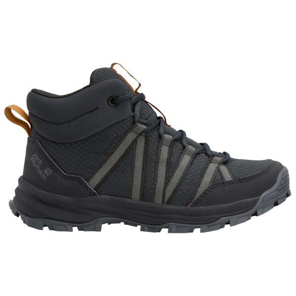 Jack Wolfskin Kid’s Wild Hike Texapore Low Multisportschoenen Zwart