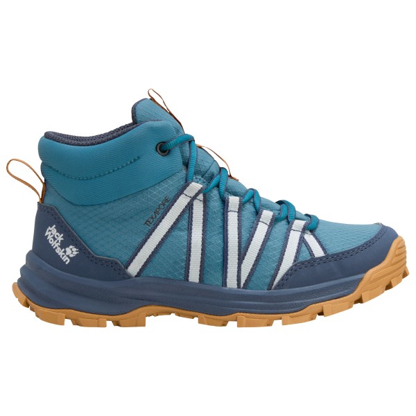 Jack Wolfskin Kid’s Wild Hike Texapore Mid Wandelschoenen Blauw