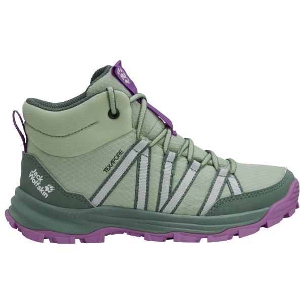 Jack Wolfskin Kid’s Wild Hike Texapore Mid Wandelschoenen Olijfgroen