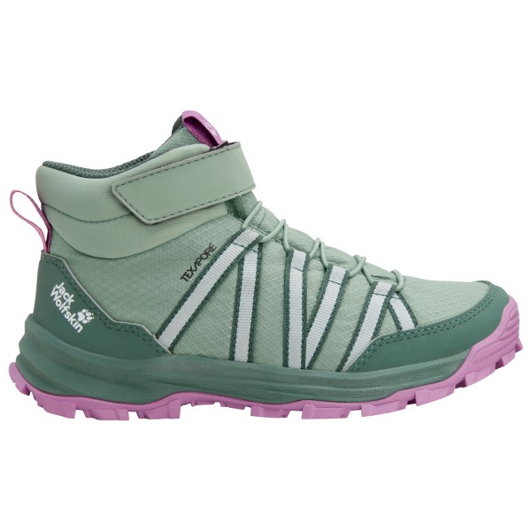 Jack Wolfskin Kid’s Wild Hike Texapore Mid VC Wandelschoenen Groen