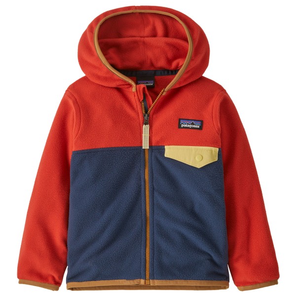 Image of Patagonia - Baby Micro D Snap-T Jacket - Fleecejacke Gr 12-18 Months rot