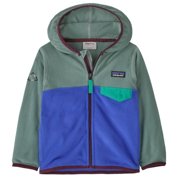 Patagonia Baby Micro D Snap-T Jacket Fleecevest Months Blauw