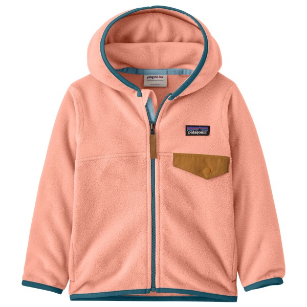 Patagonia Baby Micro D Snap-T Jacket Fleecevest Months Roze