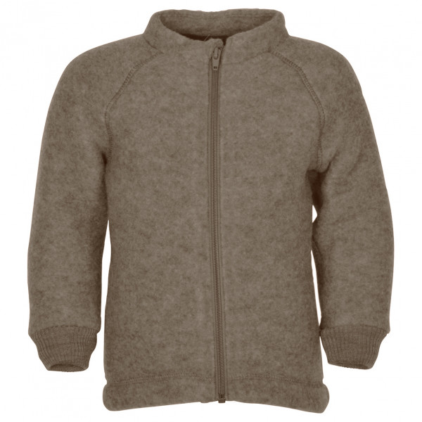 Image of Mikk-Line - Kid"s Wool Jacket - Wolljacke Gr 134 grau/braun'